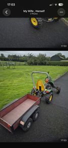 go cart and trailer