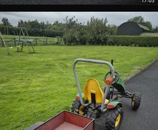 go cart and trailer