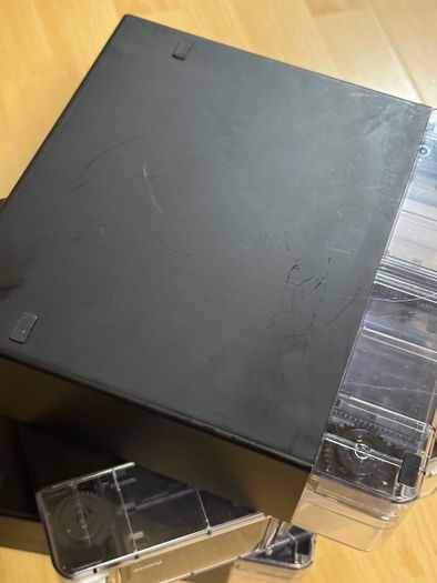 Stackable organising boxes for bits and bobs