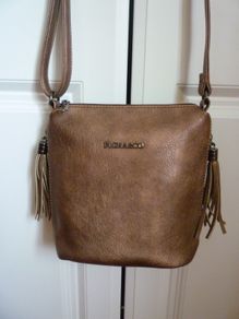 Crossbody Handbag- Flora & Co. Bronze. Brand New. Purchased In Toulouse.