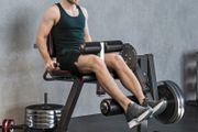 Seated Leg Extension and Curl Machine