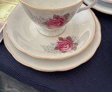 Selection of teacups, saucers & side plates