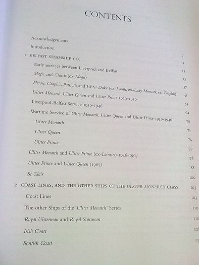The Irish Boats Volume 3 Liverpool to Belfast