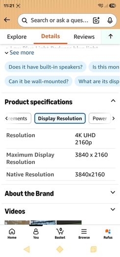 4k HDR monitor