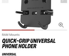motorcycle phone holder RAM