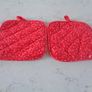 Christmas Quilted Pot Holders x 2 for Sale Image 5