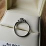 9ct white Gold dress ring Image 5