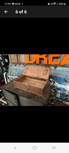 Vintage Teacher's Whiskey Box