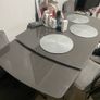 house items for sale table&chairs mirror and fridge freezer Image 3