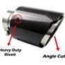 Car Exhaust Tip 64-67mm Carbon Fiber Image 5