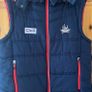 O'Neills CORK GAA Padded Puffer Gilet  jacket Navy. CORCAIGH. Detachable hood.  Size small adult. In Excellent condition Image 7