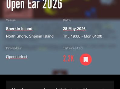 Open Ear ticket (Sherkin)