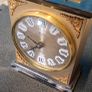 Vintage Bentima Brass Carriage Mantel Clock Image 2