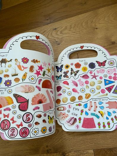 New - My Pretty Pink Sticker & Doodling Bag