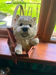 Terrier dog ornament