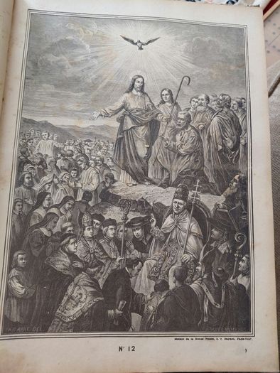 Vintage Catechisme en inages book of illustrations Paris 1927