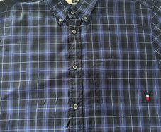 Tommy Hilfiger Blue Plaid Shirt XL
