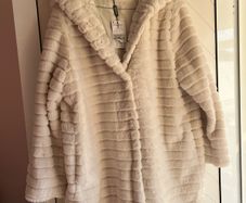 faux fur ladies coat