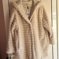 faux fur ladies coat