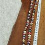Necklace of multicolored artificial stones. Image 3