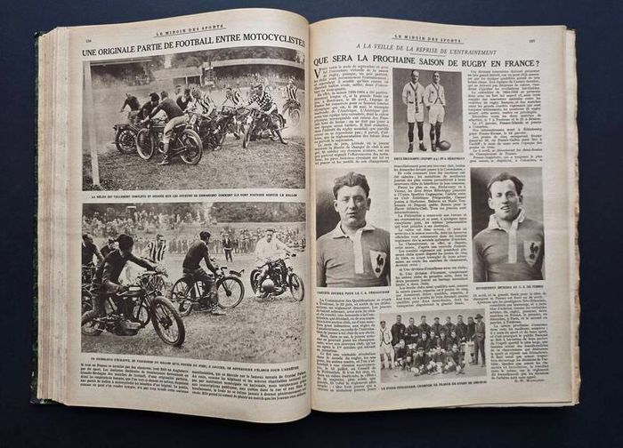 Le Miroir des Sports 1924  1925  Complete Bound Volume 686 Pages Paris Olympics