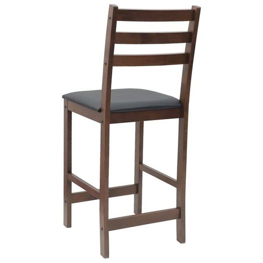 Dining Chairs 2 pcs Solid Rubber Wood Light Brown