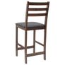 Dining Chairs 2 pcs Solid Rubber Wood Light Brown Image 7
