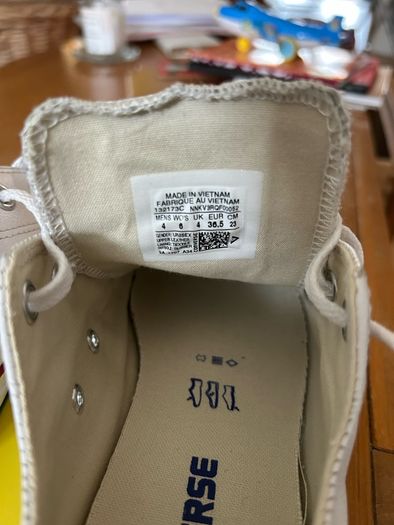 White Converse Trainers