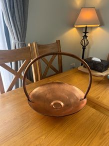 Vintage Copper Basket/Fruit Bowl