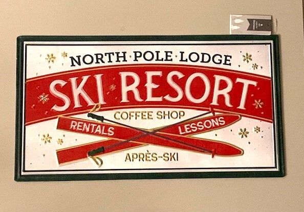 Large Tin Sign