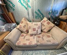 Free Furnitures(Double sofa bed, 42 inch LG TV, IKEA coffee table, TV unit and wooden pallet)