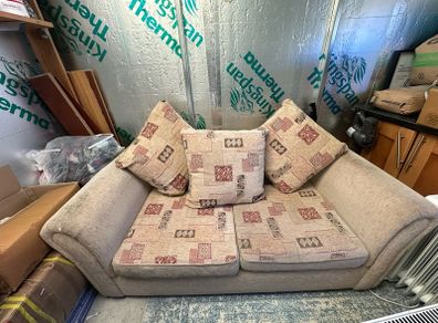 Free Furnitures(Double sofa bed, 42 inch LG TV, IKEA coffee table, TV unit and wooden pallet)