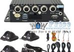 Car 4CH DVR Camera Security Video Recorder Rear View Kit