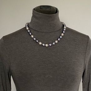 Grey Pearl Necklace