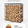 Outdoor Firewood Rack with Waterproof Cover Image 4