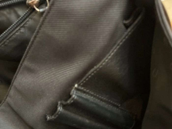 Stylish  Etienne Aigner Men's Leather and Nylon Messenger Bag Made in Italy