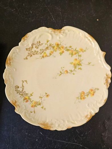 Antique C1890' D&C Limoges Pedestal Bowl