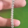 Sterling silver tennis bracelet Image 4