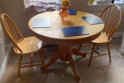Very Solid Circular Extendable Kitchen Dining Table - Can Deliver
