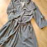 Grey Dressing Gown  Size 12 Image 2
