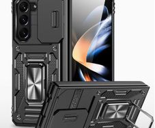 For Samsung Z Fold7 Case Grade Shockproof Protective Case Anti-Shock Armor Case with Camera Slide Protection and 360 Magnetic Stand Suitable for Galaxy Z Fold 7 Phone case