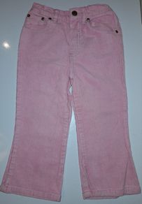 SALE! Girls' Pink Corduroy Trousers