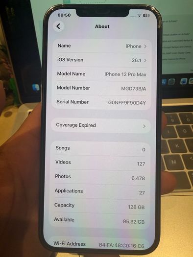 IPhone 12 Pro Max Graphite 128GB Unlocked