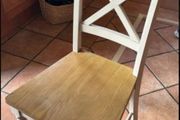 Oak chairs.