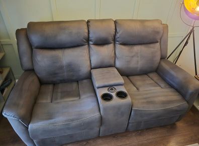 Falcon 2 seat electric recliner with centre console