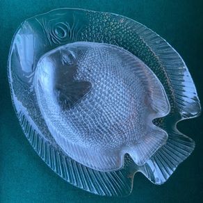 Arcoroc France Fish Platter and plates