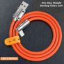 120W 6A 180 Degree Rotating Super Fast Charge Cable Mobile USB to Type C Charger For Samsung Image 2