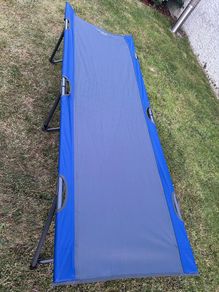 Camp Bed - Used once indoors