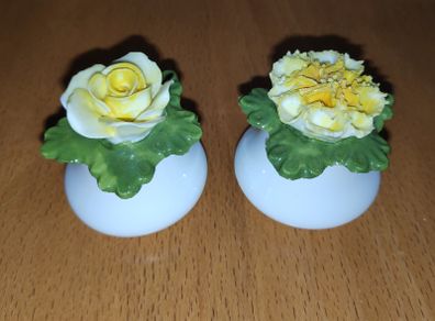 Vintage Aynsley fine bone china salt & pepper shakers