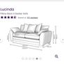 DFS 4 seater Sofa/storage footstool/Oval Cuddler ONO Image 6